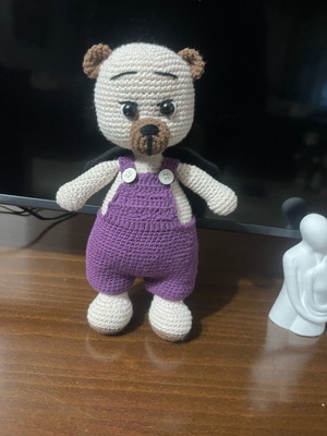 Handmade teddy bear doll like new