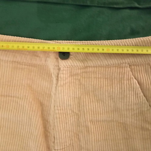 Reserved beige corduroy palazzo fit pants XL like new