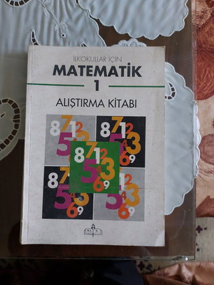 Mathematics textbook for first grade in Turkish like new