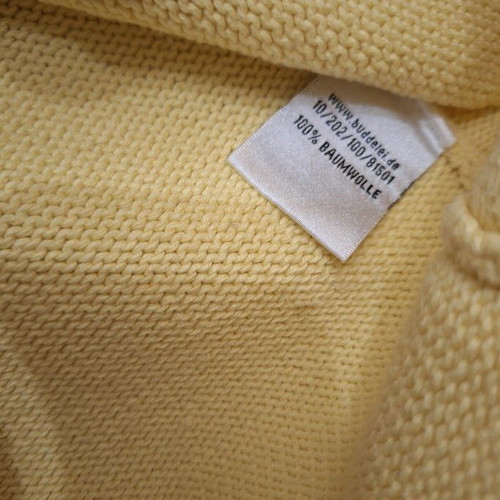 Gina Laura knitted V sweater size S like new, beige-yellow