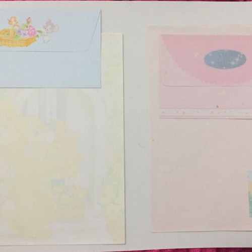 Letter sets used, 2 pieces