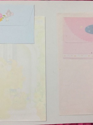Letter sets used, 2 pieces