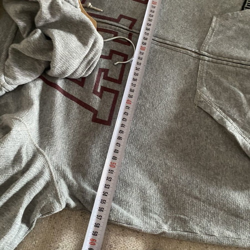 Nike hoodie jacket, grey, size S fits large