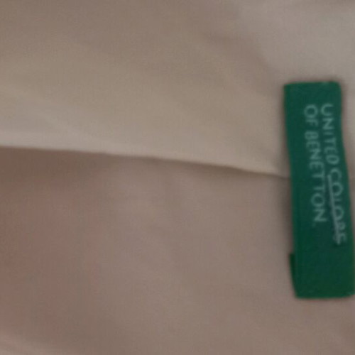 Benetton beige spring jacket new, cotton, size 40