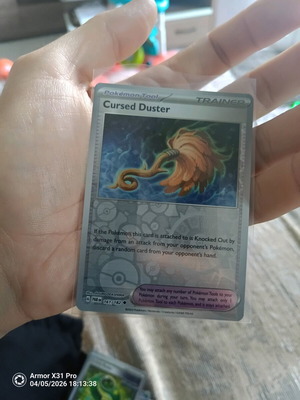 Pokemon Cursed Duster (PAR 161) like new, Paradox Rift Holo