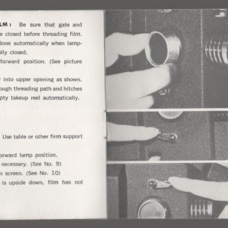 Gold Crest Projector 8 & Super 8 Film Manual used