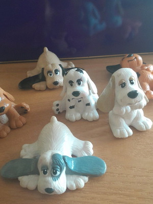 Συλλεκτικά Pound Puppies μεταχειρισμένα, 6 φιγούρες σκυλάκια 1994-96