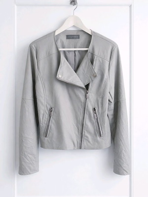 Μπουφάν τύπου biker Bagatelle γκρι σαν καινούργιο, μέγεθος L