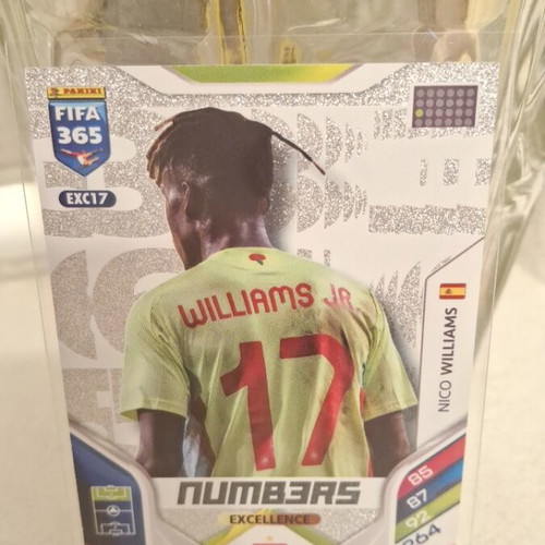 Nico Williams Numbers Panini 2026 card