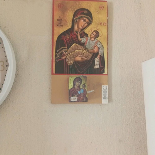 CLEARANCE. The Virgin Mary in wall picture and calendar