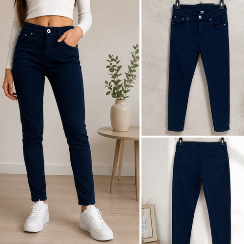 Dark Blue Skinny Pants size M like new
