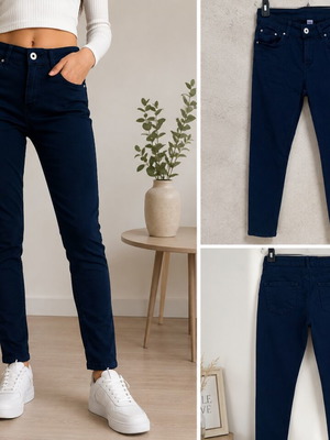Dark Blue Skinny Pants size M like new