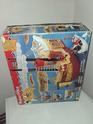 Fisher-Price Great Adventures πειρατικό καράβι με κουτί και οδηγίες, 1994