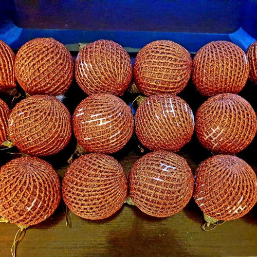 Christmas balls used, pack of 18, set of 2