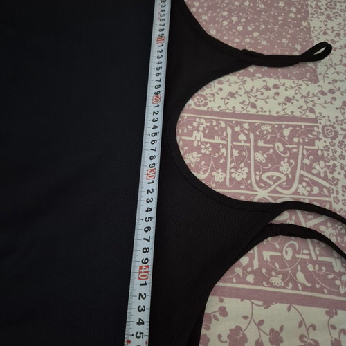 Black airy top Zara like new, size XL