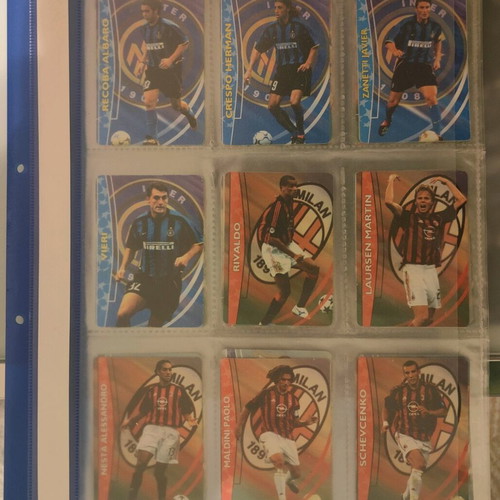 Pegasos football cards like new, pack with album 55/83 completeness