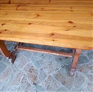Τραπέζι μασιφ σουηδικό ξύλο μοναστηριακού τύπου