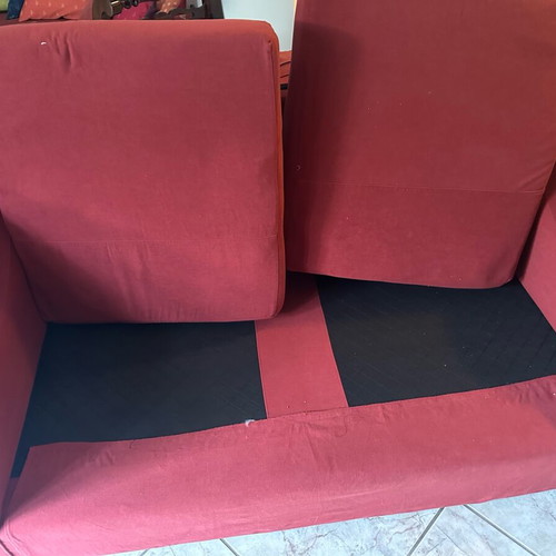 Two-seater sofa used 1.72x0.85 with cushions