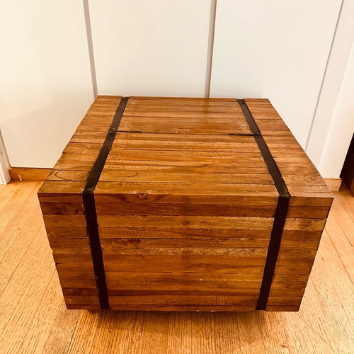 Wooden trolley furniture like new with storage space retro vintage