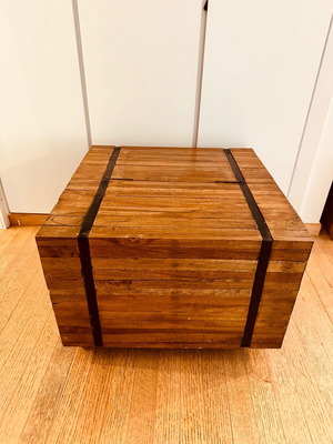 Wooden trolley furniture like new with storage space retro vintage
