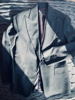 ZARA jacket gray like new, slim fit, size L