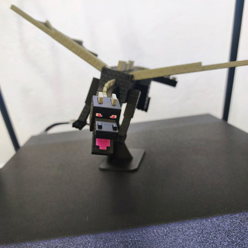Minecraft Ender Dragon 3D printed figure with movable parts