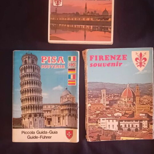 Vintage Italian Leporello Postcards used, pack of 3