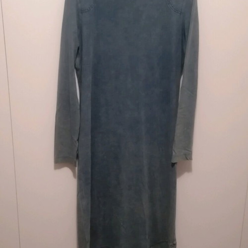 Peruvian Connection dress like new, turquoise, long with turtleneck