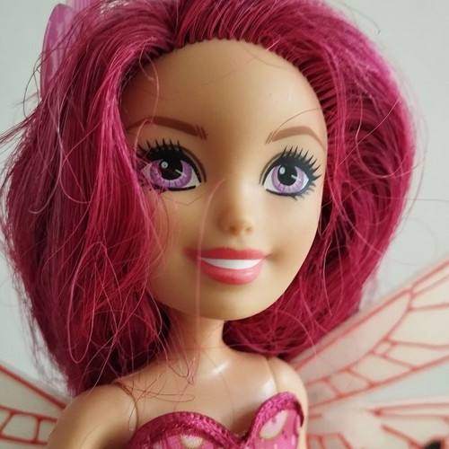 Mia and Me Yuko Fairy Dress doll used