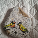 Hand-painted stone