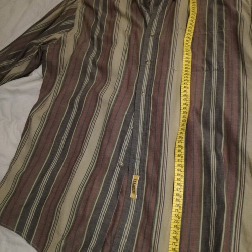 BD Baggies Men’s Long Sleeve Striped Cotton Shirt Like New