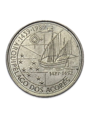 Portugal 100 Escudos 1989 coin used