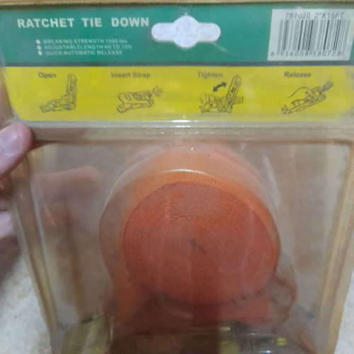 Ratchet tie down strap closed type 2x15FT (5cmx4.5m)