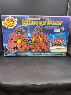 Mighty Max Skull Mountain σετ παιχνιδιού με φιγούρες και οχήματα