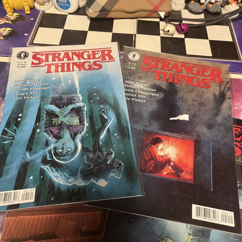 Stranger Things comic story set of 4, like new