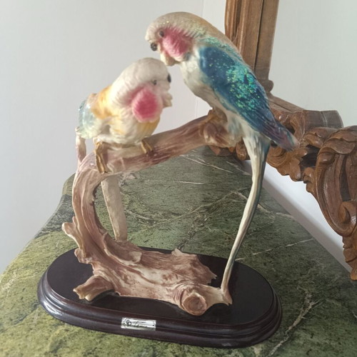 Decorative home birds sculpture like new