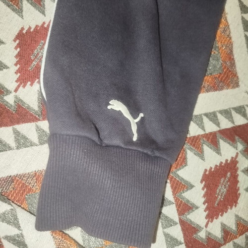 Puma men's hoodie navy large used