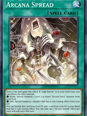 Arcana Spread Spell Card SUDA-EN054