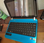 HP Mini Netbook Atom N570 with Charger and New Keyboard