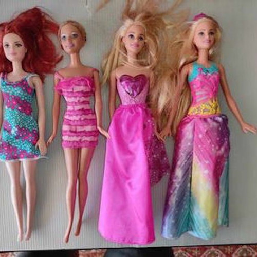 Barbie μεταχειρισμένες, πακέτο 54 κούκλες με μερικές διαφορετικές
