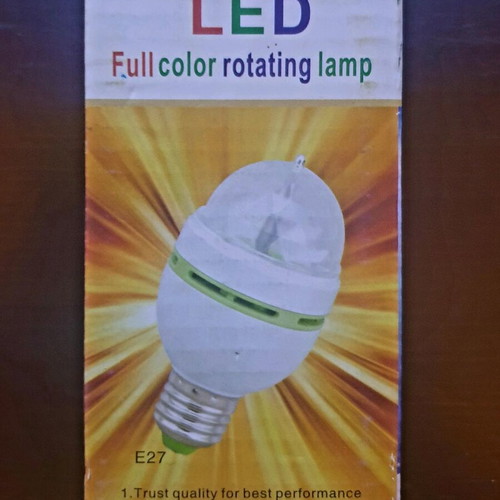 Rotating LED Disco Lamp E27 RGB (3W) - Light Effect for Party