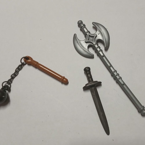 Playmobil όπλα ιπποτών σετ μεταχειρισμένο, σε πολύ καλή κατάσταση