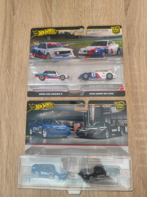 Hot Wheels BMW και Nissan Premium σετ καινούργια