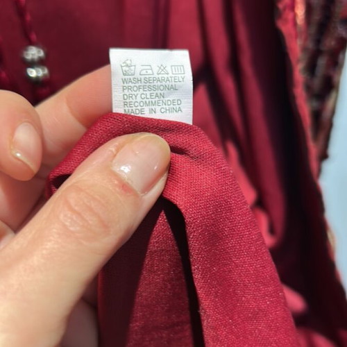 Lily Rose coat like new, size Medium, burgundy with gold