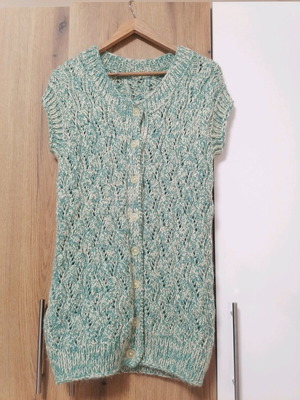 Hand-Knitted Vest New, Size L