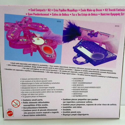 Mattel Barbie Studio Cool Compacts Kit 2000 brand new
