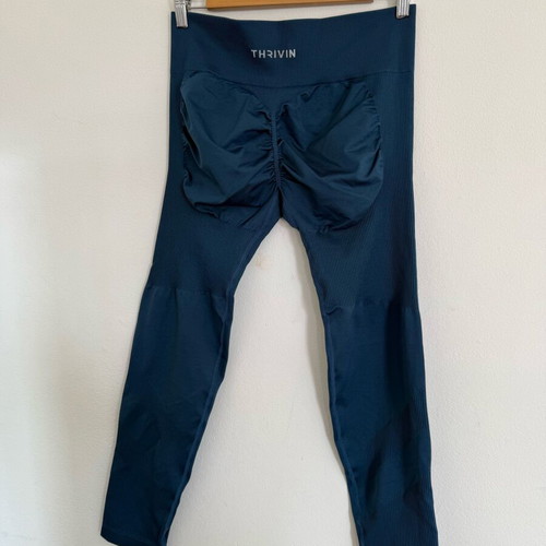 Thrivin leggings new X-Large blue and green