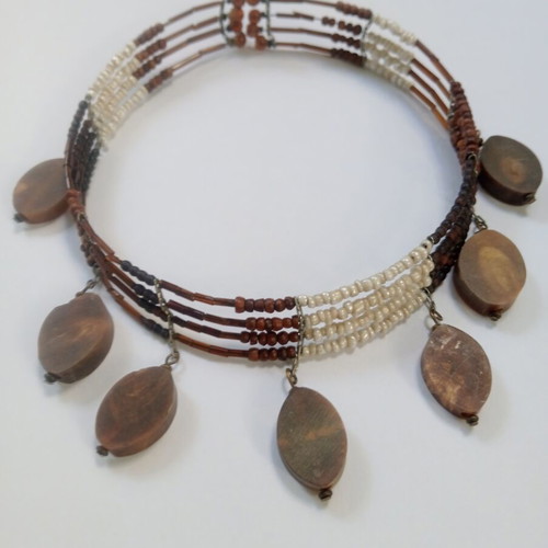 MNG choker used with charms and metal base, early 2000s