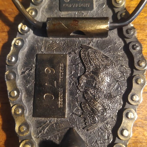 Triumph Vintage Belt Buckle 1976 Limited Edition, like new