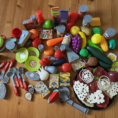 Cooking Miniatures like new, pizza, utensils, food